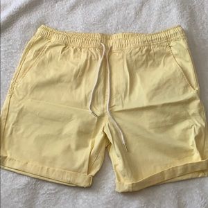 Yellow shorts